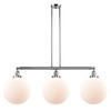 INNOVATIONS LIGHTING 213-PC-G201-12-LED XX-Large Beacon 3 Light Island Light, Polished Chrome