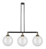 INNOVATIONS LIGHTING 213-BAB-G202-12 XX-Large Beacon 3 Light Island Light, Black Antique Brass