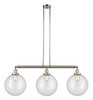 INNOVATIONS LIGHTING 213-PN-G202-12 XX-Large Beacon 3 Light Island Light, Polished Nickel
