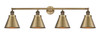 INNOVATIONS LIGHTING 215-BB-M13-BB Appalachian 3 Light Bath Vanity Light, Brushed Brass