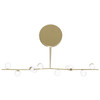 AVENUE LIGHTING HF4810-CLR HAMPTON  10-Light TEN LIGHT CHANDELIER