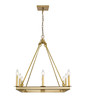 Z-LITE 482S-8-26OBR 8 Light Chandelier,Olde Brass
