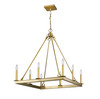 Z-LITE 482S-8-26OBR 8 Light Chandelier,Olde Brass