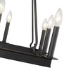 Z-LITE 482S-8-20MB 8 Light Chandelier,Matte Black