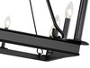 Z-LITE 482S-12MB 12 Light Chandelier,Matte Black