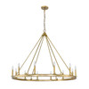 Z-LITE 482R-12OBR 12 Light Chandelier,Olde Brass