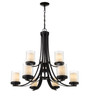 Z-LITE 426-9-MB 9 Light Chandelier,Matte Black