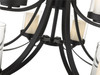 Z-LITE 426-9-MB 9 Light Chandelier,Matte Black