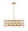 Z-LITE 4007-32AGBR 9 Light Chandelier,Aged Brass Z-LITE 4007-32AGBR 9 Light Chandelier,Aged Brass