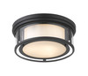 Z-LITE 426F16-MB 3 Light Flush Mount,Matte Black