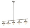 Z-LITE 613-5L-BN 5 Light Island/Billiard,Brushed Nickel