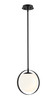 Z-LITE 730MP-MB 1 Light Mini Pendant,Matte Black