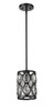 Z-LITE 6010MP-MB 1 Light Mini Pendant,Matte Black