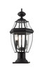 Z-LITE 580PHM-533PM-BK 2 Light Outdoor Pier Mounted Fixture,Black