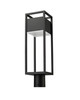 Z-LITE 585PHMR-BK-LED 1 Light Outdoor Post Mount Fixture,Black