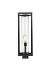 Z-LITE 584PHBS-BK 1 Light Outdoor Post Mount Fixture,Black