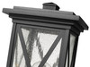 Z-LITE 583PHMR-BK 1 Light Outdoor Post Mount Fixture,Black