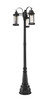 Z-LITE 569MP3-564P-BK 3 Light Outdoor Post Mounted Fixture,Black