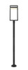 Z-LITE 566PHXLR-567P-BK-LED 1 Light Outdoor Post Mounted Fixture,Black