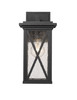 Z-LITE 583S-BK 1 Light Outdoor Wall Sconce,Black