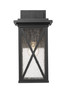 Z-LITE 583M-BK 1 Light Outdoor Wall Sconce,Black