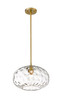 Z-LITE 490P14-OBR 1 Light Pendant,Olde Brass