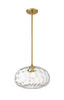Z-LITE 490P14-OBR 1 Light Pendant,Olde Brass