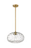 Z-LITE 490P14-OBR 1 Light Pendant,Olde Brass