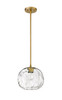 Z-LITE 490P10-OBR 1 Light Pendant,Olde Brass