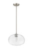 Z-LITE 486P14-BN 1 Light Pendant,Brushed Nickel