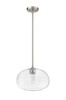 Z-LITE 486P14-BN 1 Light Pendant,Brushed Nickel