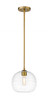 Z-LITE 486P10-OBR 1 Light Pendant,Olde Brass