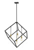 Z-LITE 478P34-BRZ-OBR 4 Light Pendant,Bronze + Olde Brass