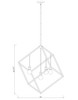 Z-LITE 478P34-BRZ-OBR 4 Light Pendant,Bronze + Olde Brass