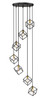 Z-LITE 478-7BRZ-OBR 7 Light Pendant,Bronze + Olde Brass