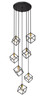 Z-LITE 478-7BRZ-OBR 7 Light Pendant,Bronze + Olde Brass