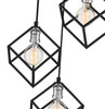 Z-LITE 478-3MB-BN 3 Light Pendant,Matte Black + Brushed Nickel