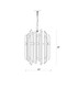 Z-LITE 4006-8PN 9 Light Pendant,Polished Nickel