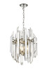 Z-LITE 4006-4PN 4 Light Pendant,Polished Nickel