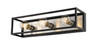 Z-LITE 480-3V-MB-BN 3 Light Vanity,Matte Black + Brushed Nickel