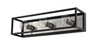 Z-LITE 480-3V-MB-BN 3 Light Vanity,Matte Black + Brushed Nickel