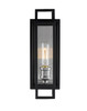 Z-LITE 454-1S-BK-BN 1 Light Wall Sconce,Black + Brushed Nickel