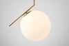 BETHEL INTERNATIONAL DU73L 1-Light Single Pendant Lighting,Gold