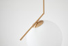 BETHEL INTERNATIONAL DU73L 1-Light Single Pendant Lighting,Gold