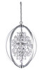 BETHEL INTERNATIONAL LA10 4-Light Chandelier,Chrome