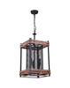 BETHEL INTERNATIONAL DU106 3-Light Ceiling Fixture,Black