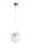 BETHEL INTERNATIONAL BU05P7G LED Single Pendant Lighting,Gold