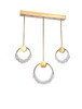 BETHEL INTERNATIONAL BU09C47G LED PENDANT LIGHT,Gold