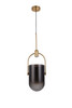 BETHEL INTERNATIONAL DU154P21G 1-Light Single Pendant Lighting,Gold