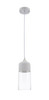 BETHEL INTERNATIONAL DU67WH 1-Light Single Pendant Lighting,Matte White